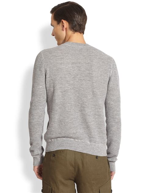 michael kors men sweatshirts|Michael Kors grey crewneck sweatshirt.